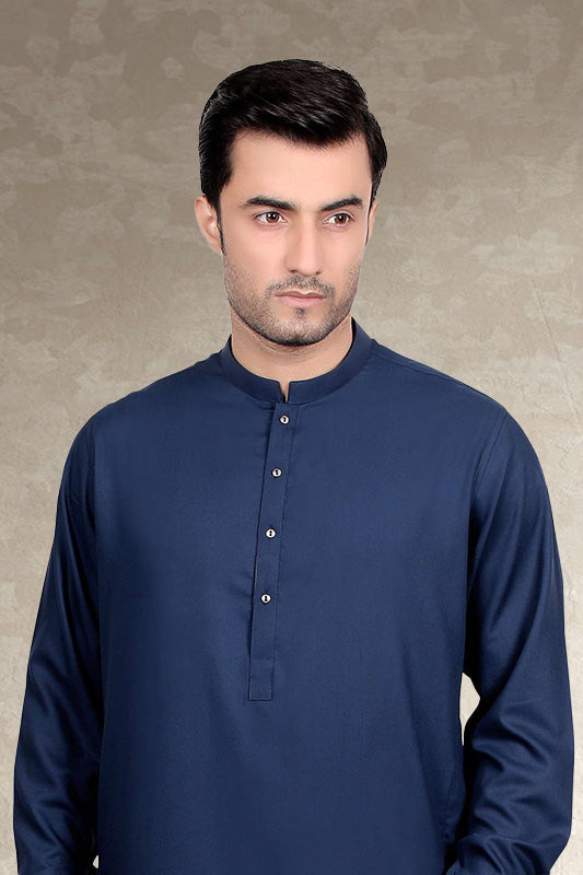 Royal-Blue Kameez Shalwar