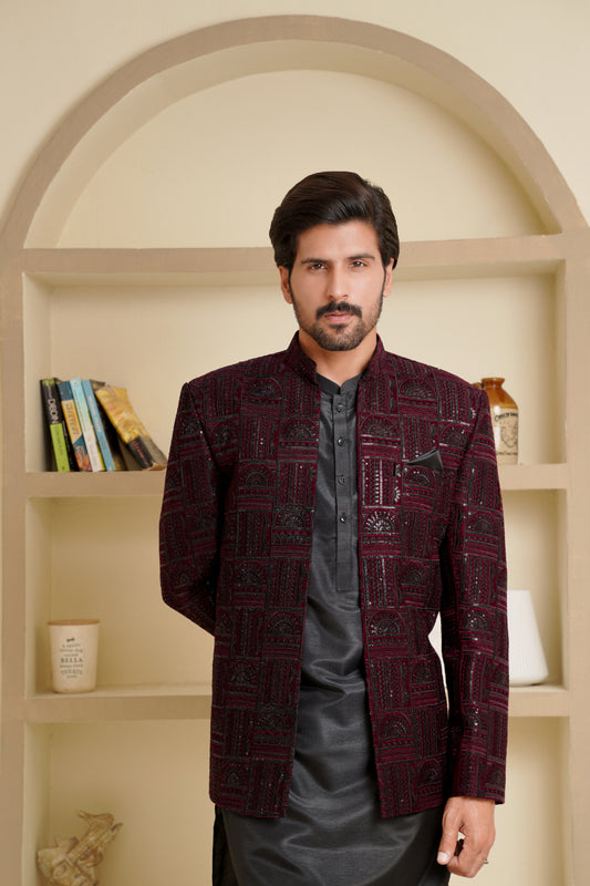 Maroon Prince Coat