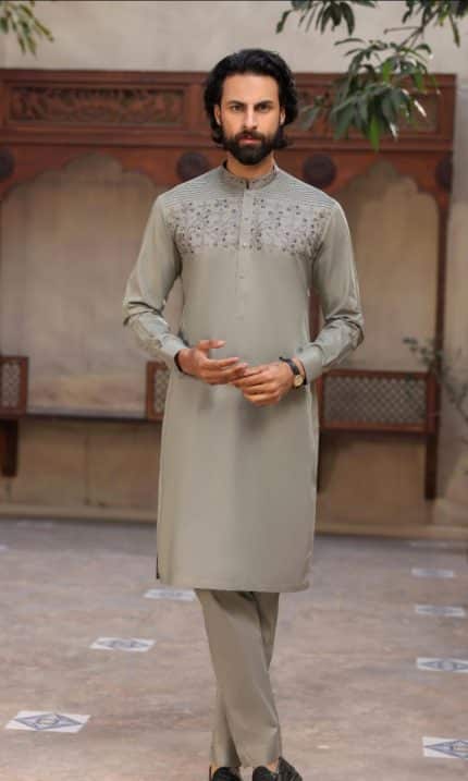 Premium Embroidered Kurta