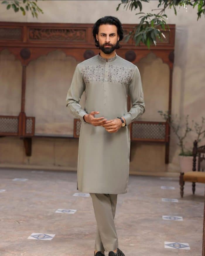 Premium Embroidered Kurta
