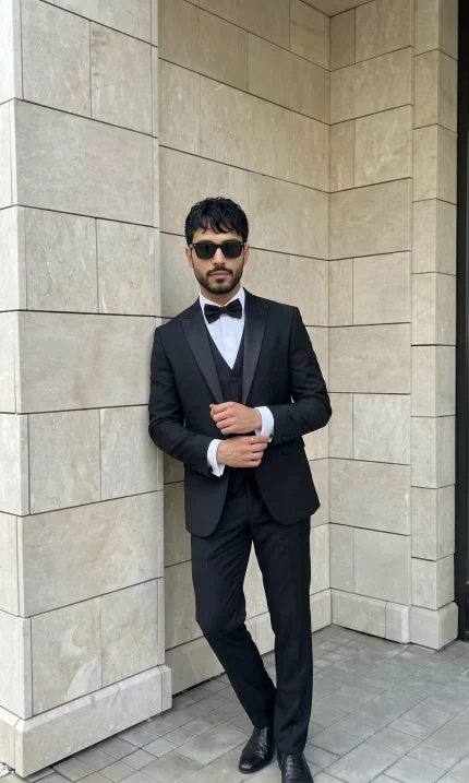 Designer Suit for Men in Black Premium Formal Wear