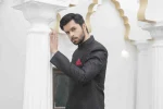 Black Sherwani Stunning Digital Thread Embroidery for Men - Image 2