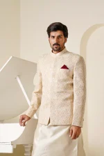Off White Prince Coat – Premium Digital Thread Embroidery